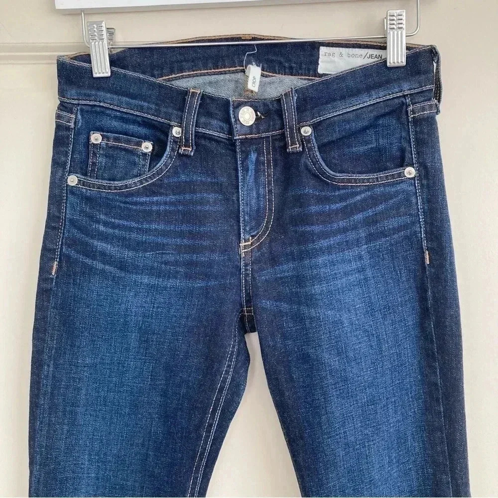 Rag & Bone Kylie Crop Jeans Serrano Size 24 - Picture 3 of 14